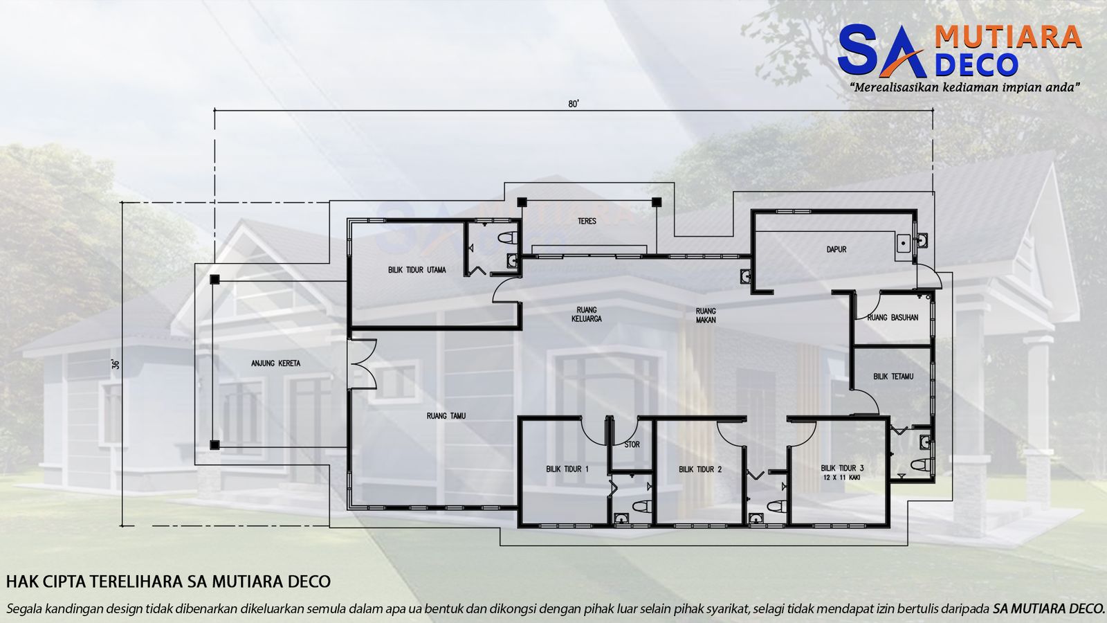 Mutiara Samudera 2406 - Floor Plan